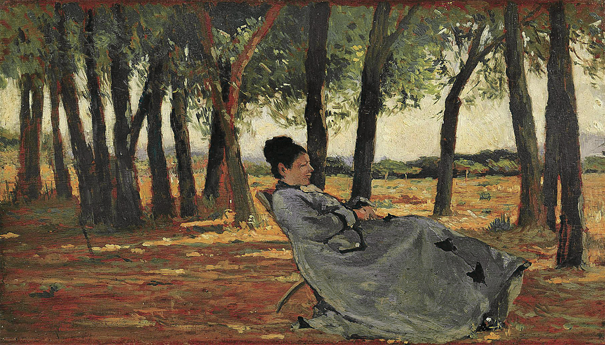 Giovanni Fattori - La Signora Martelli a Castiglioncello