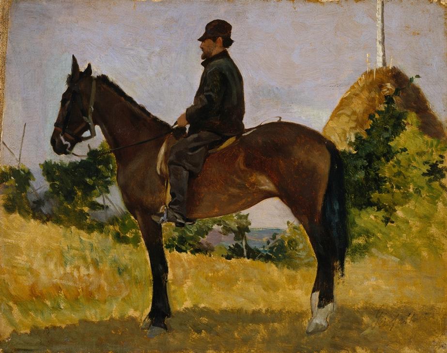 Giovanni Fattori - Diego Martelli a Cavallo